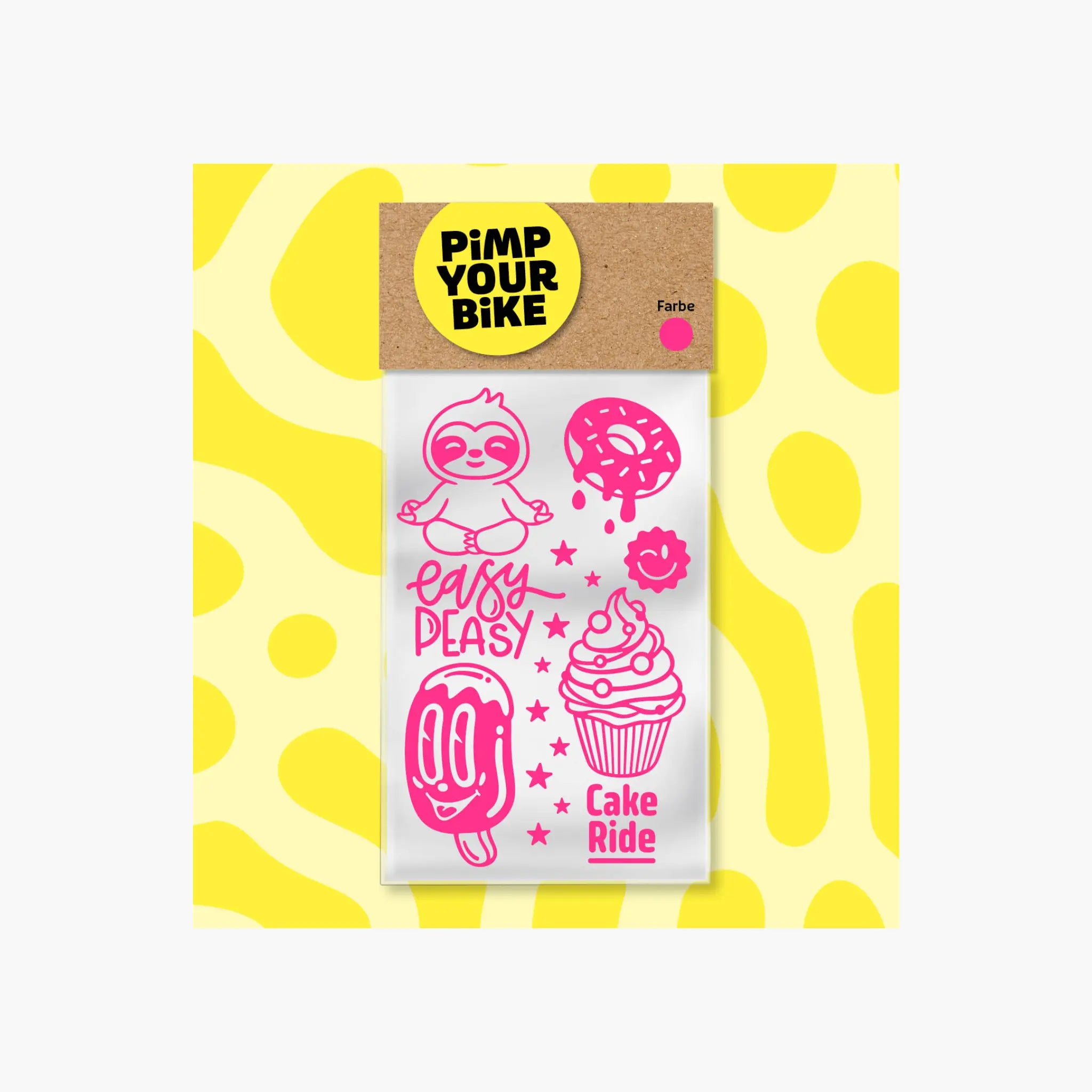 Pimp your Bike Aufkleberset - "Cake Ride"