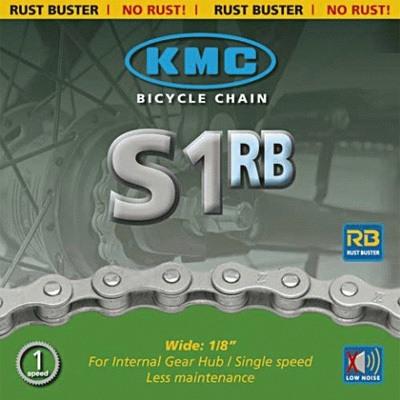 Kette KMC S1 RB AntiRost Fahrradkette für Nabenschaltg Singlespeed Eing.